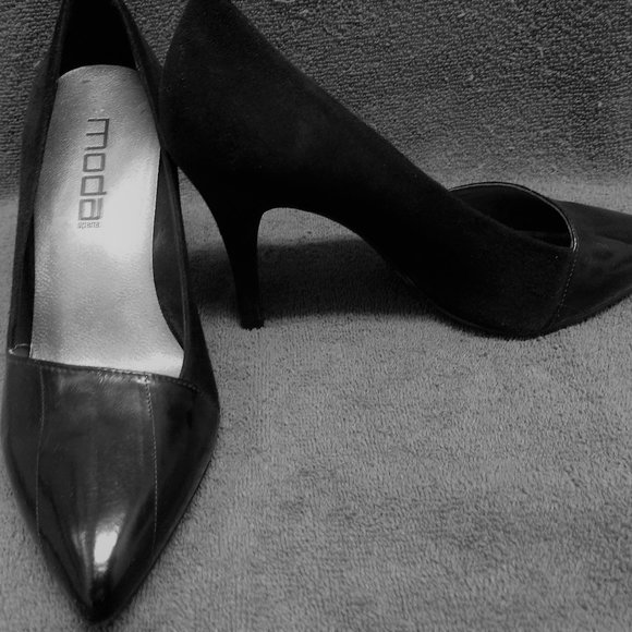 Moda New Black Pumps Size 7 - Picture 2 of 3